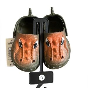 Toddler clog fun dinosaur slipper.